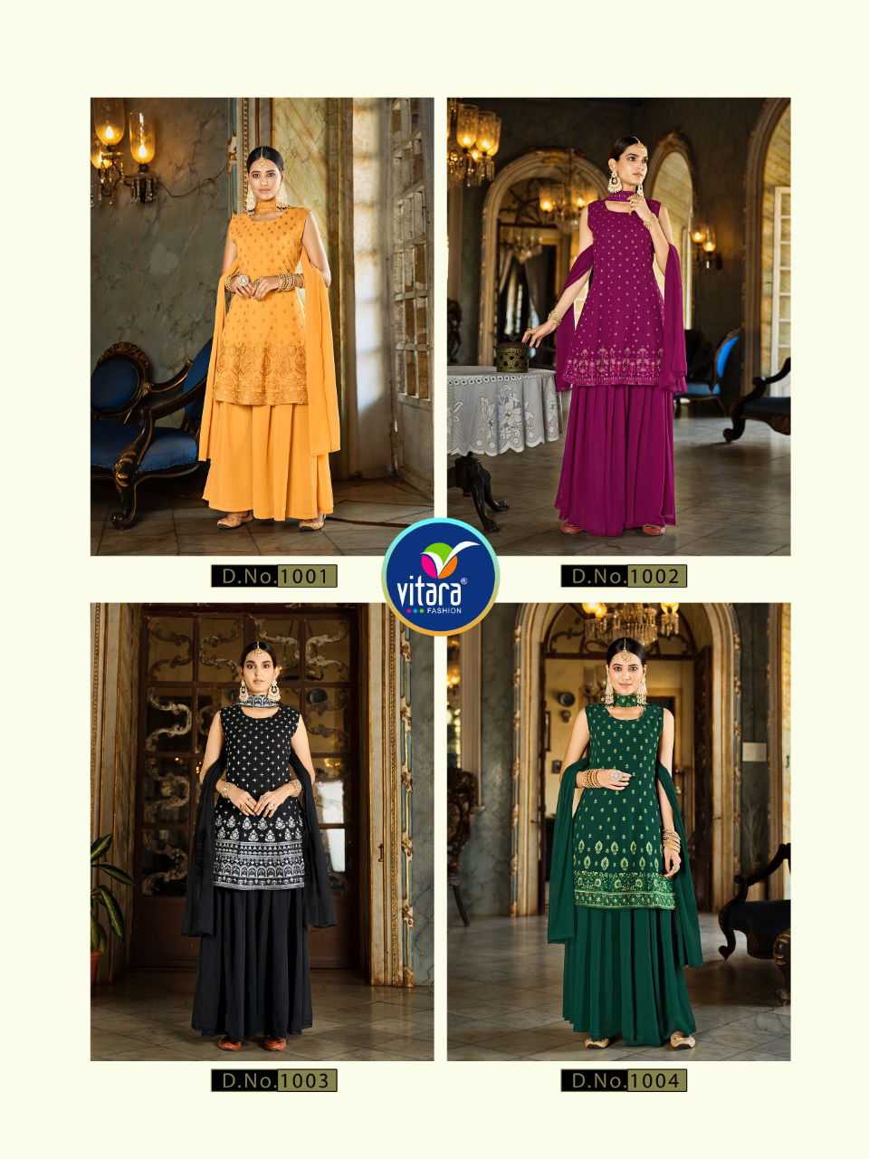 Vitara Lenora New Latest Fancy Festive Wear Heavy Georgette Ready Made Collection